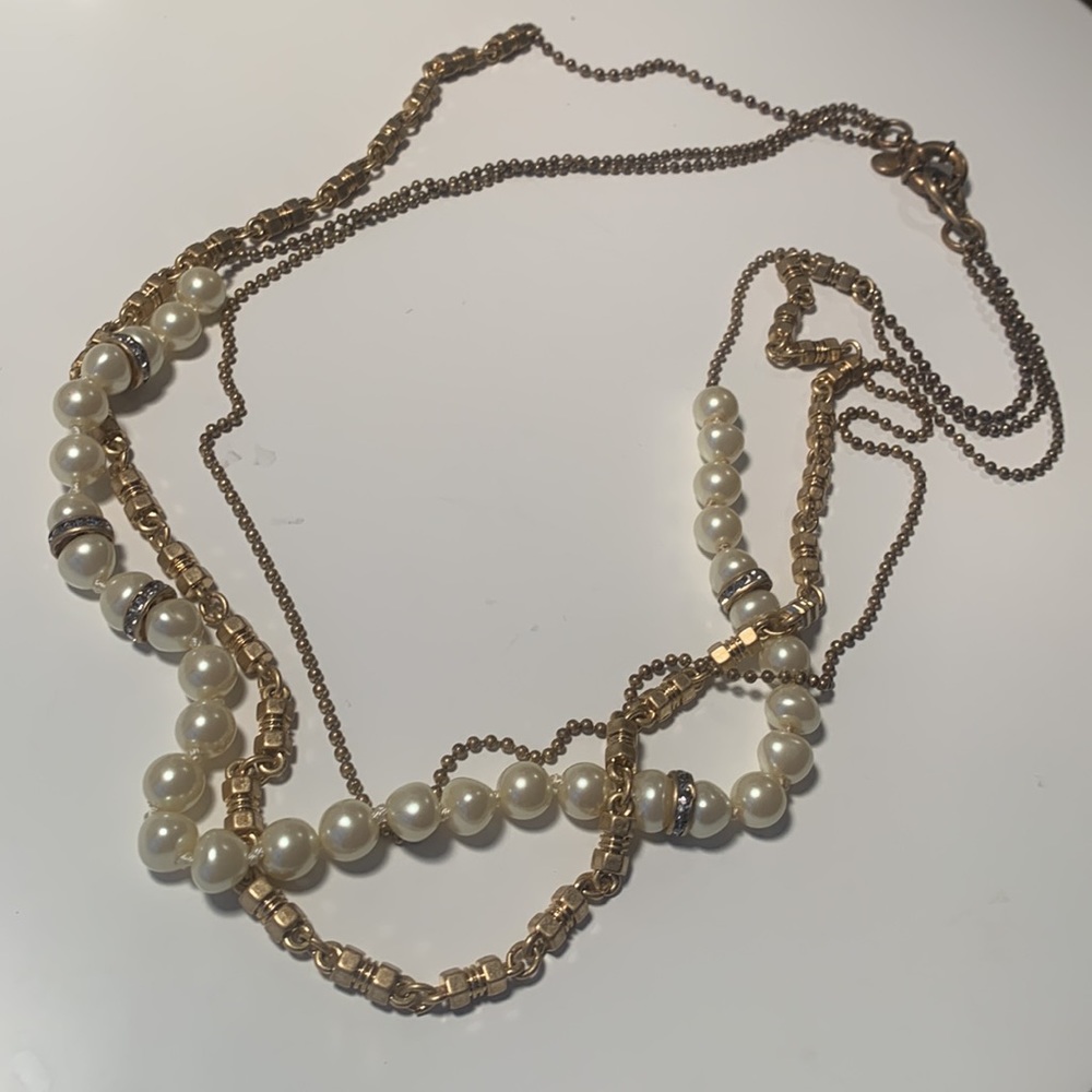 J. Crew layered necklace